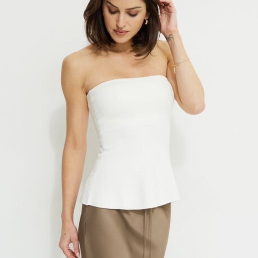 Dynamite Peplum Knit Top